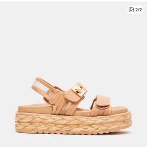 steve madden big mona Tan Platform Sandals